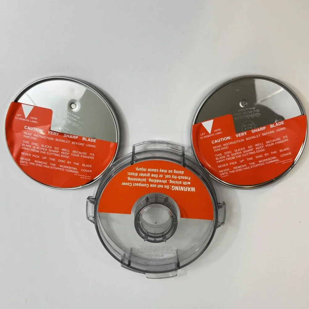 Cuisinart DLC-8 DLC-10 Disc Set DLC-842TX DLC-844TX DLC-806G Flat Lid Food